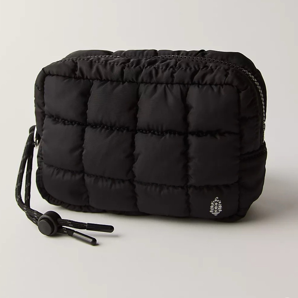 FP Movement by Free People Black Quilted Mini Case